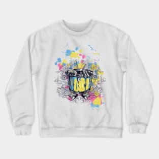 Zombie Drums Crewneck Sweatshirt